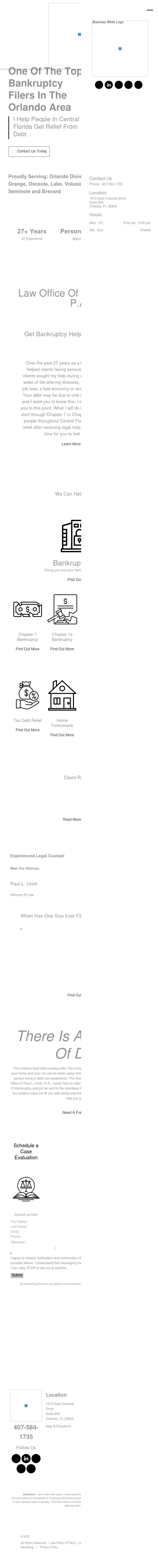 Law Office of Paul L. Urich, P.A. - Orlando FL Lawyers