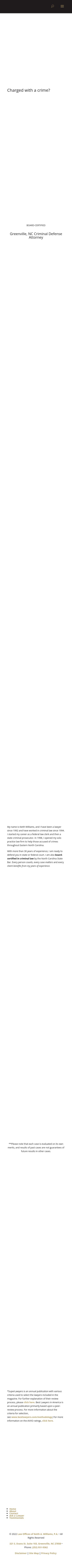 Law Offices of Keith A. Williams, P.A. - Greenville NC Lawyers