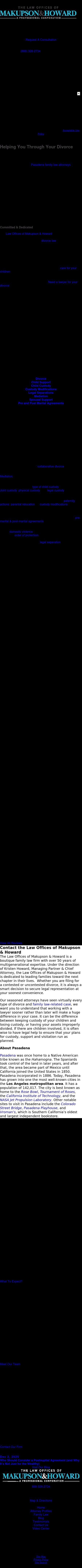 Law Offices of Makupson & Howard - Pasadena CA Lawyers