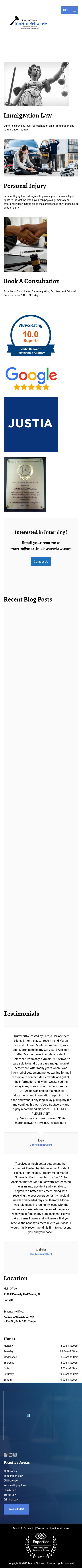 Law Offices of Martin B. Schwartz - Tampa FL Lawyers