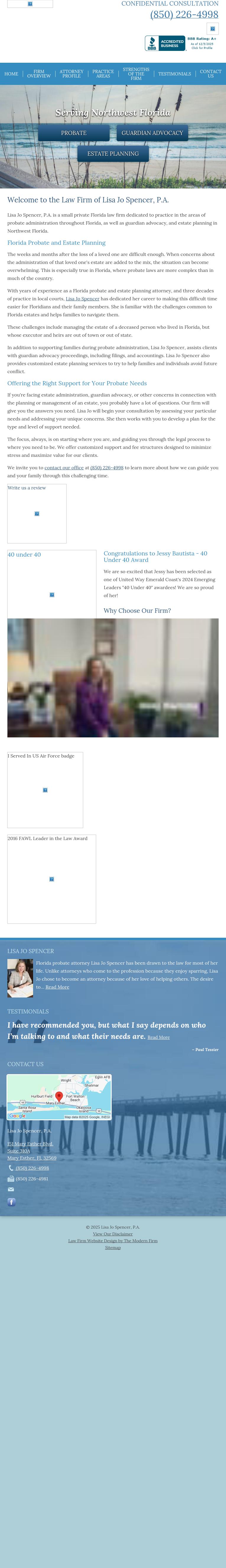 Lisa Jo Spencer - Mary Esther FL Lawyers