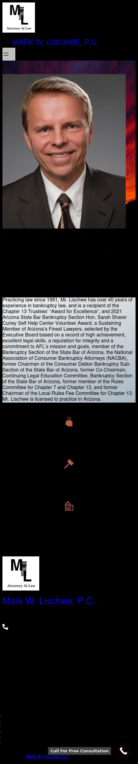 Mark W. Lischwe, P.C. - Mesa AZ Lawyers