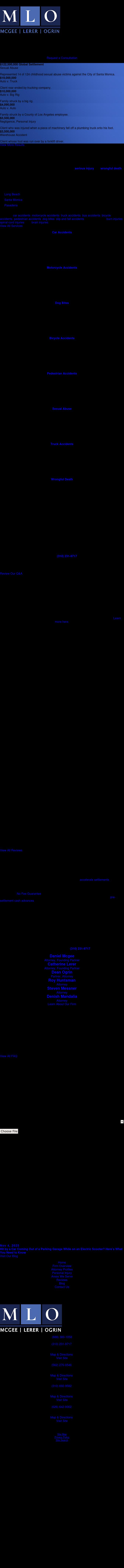 McGEE, LERER & Associates - Santa Monica CA Lawyers