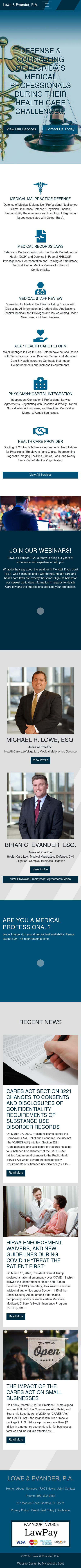 Michael R. Lowe, P.A. - Sanford FL Lawyers