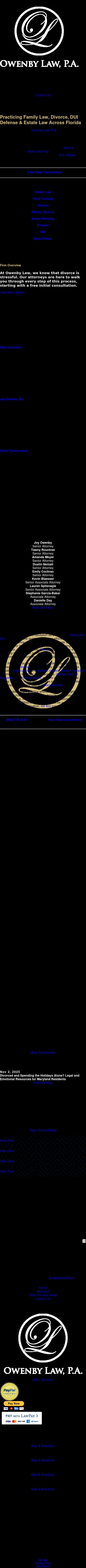 Owenby Law, LLC - Orange Park FL Lawyers
