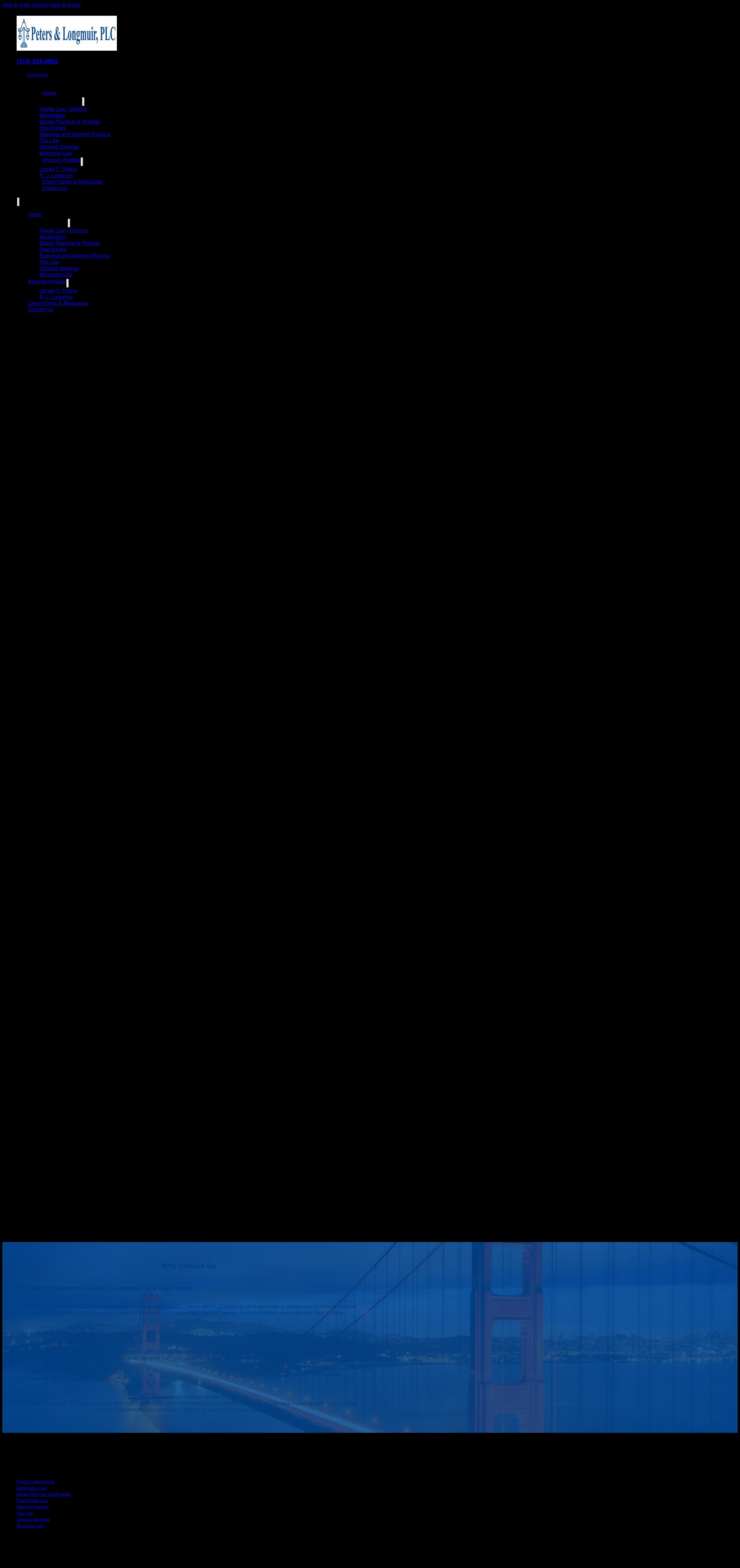 Peters Law Offices - Independence IA Lawyers