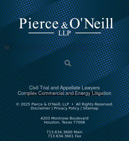 Pierce & O'Neill, LLP - Houston TX Lawyers