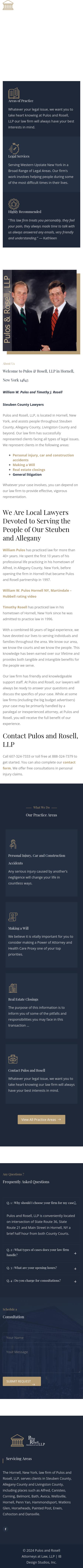 Pulos and Rosell, LLP - Hornell NY Lawyers