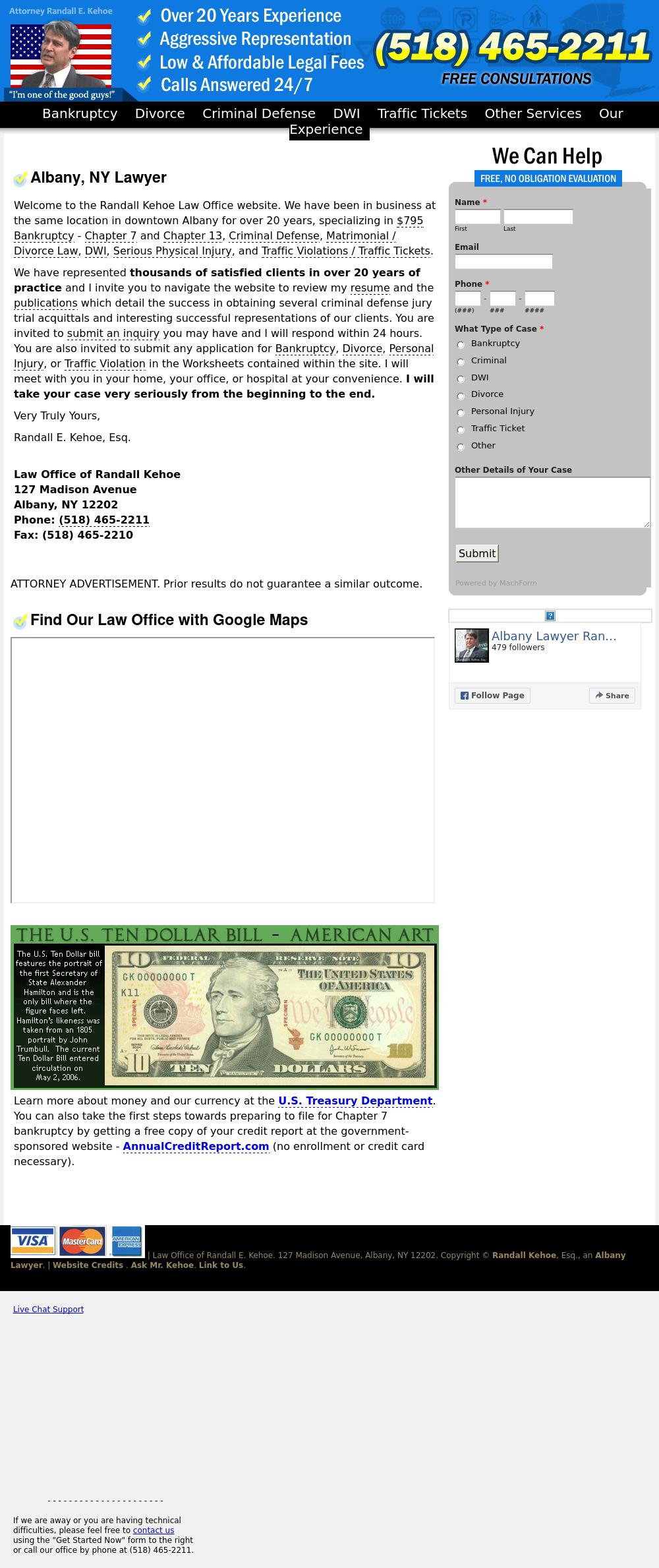 Randall E. Kehoe - Albany NY Lawyers