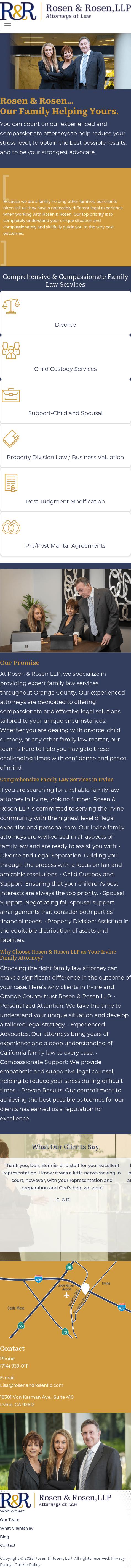 Rosen & Rosen, LLP - Orange CA Lawyers