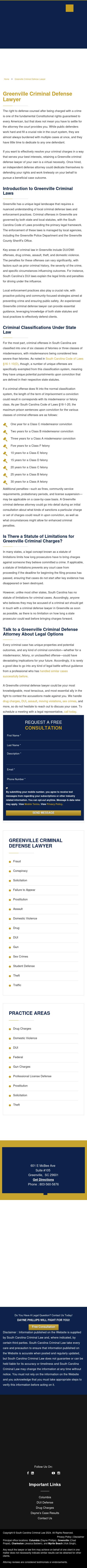  South Carolina Criminal Practice of Price Benowitz - Greenville, SC  SC Lawyers