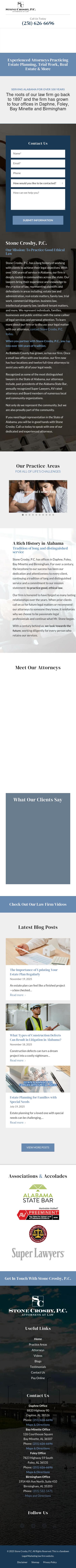 Stone, Granade & Crosby, P.C. - Daphne AL Lawyers