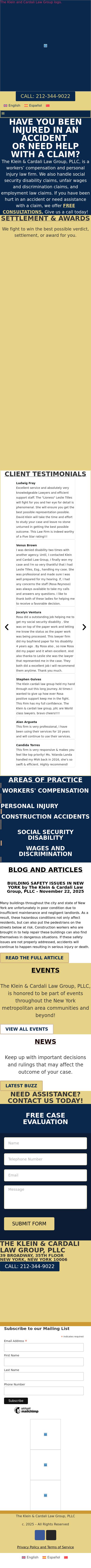 The Klein Law Group, P.C. - New York NY Lawyers