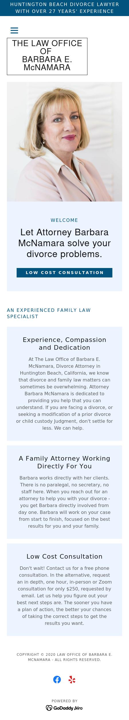 The Law Office of Barbara E. McNamara - Huntington Beach CA Lawyers