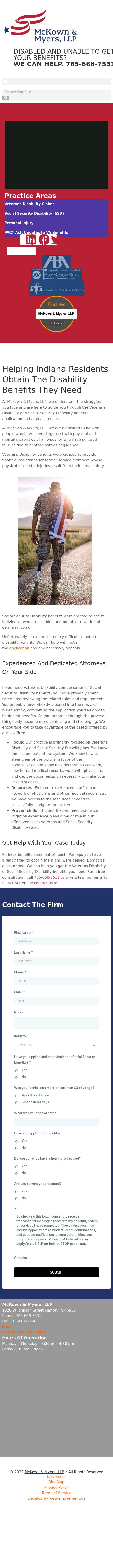 The Law Office of Jim McKown - Indianapolis IN Lawyers