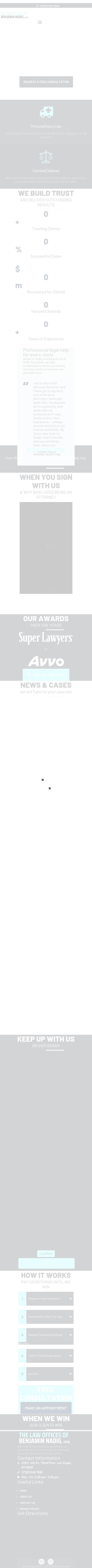 The Law Offices of Benjamin Nadig, Chtd. - Las Vegas NV Lawyers