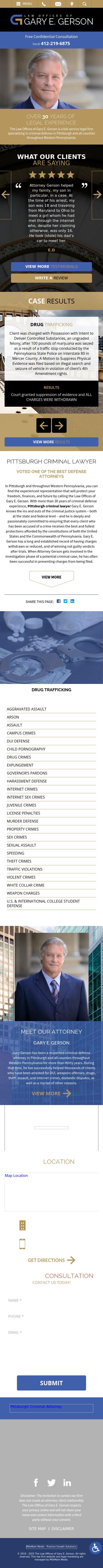 The Law Offices of Gary E. Gerson - Pittsburgh PA Lawyers