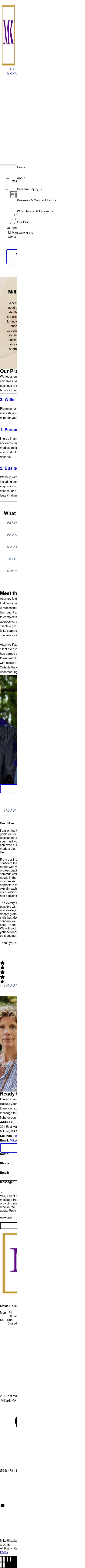 The Law Offices of Michael M. Kaplan - Framingham MA Lawyers