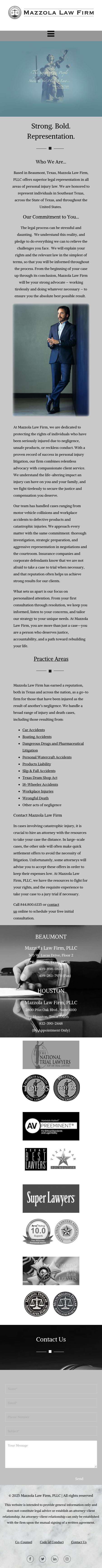 The Mazzola Law Firm, PLLC - Beaumont TX Lawyers