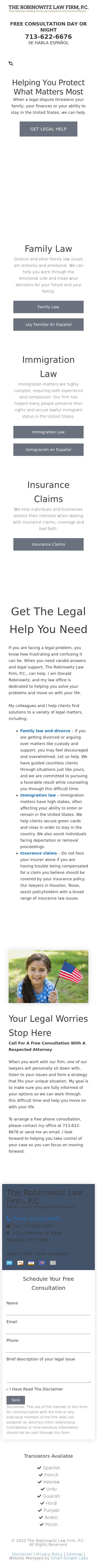 The Robinowitz Law Firm, P.C. - Houston TX Lawyers