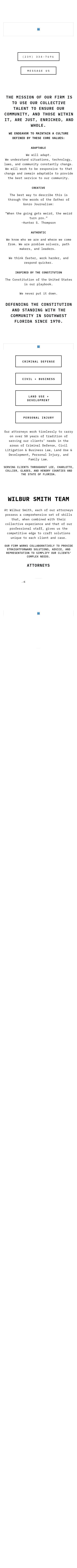 The Wilbur Smith Law Firm - Fort Myers FL Lawyers