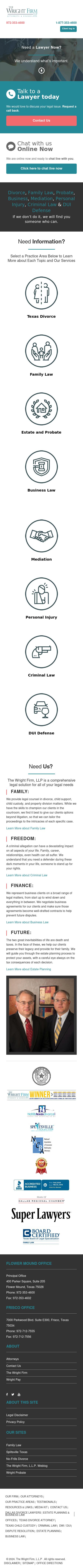 The Wright Firm, LLP - Dallas TX Lawyers