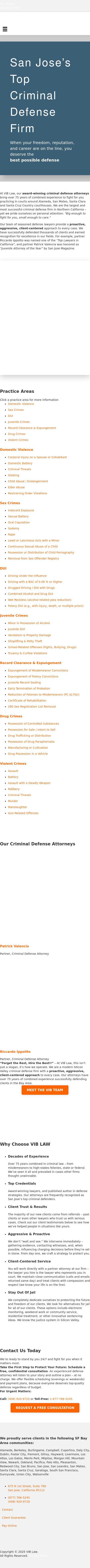 Valencia, Ippolito & Bowman - San Jose CA Lawyers