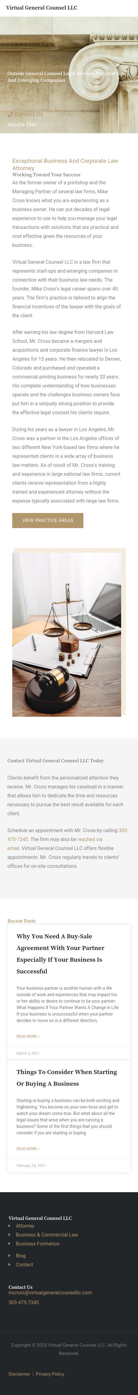 Virtual General Counsel LLC - Centennial CO Lawyers