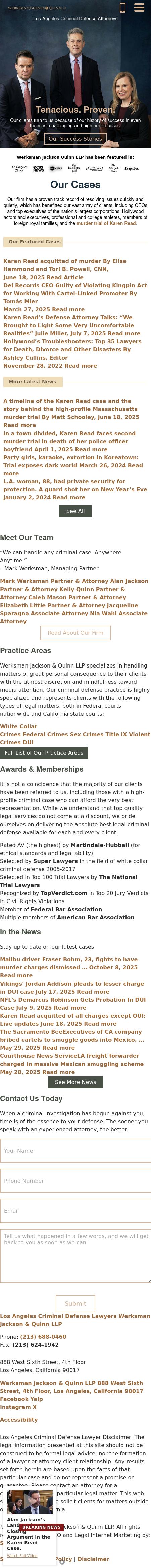 Werksman Jackson Hathaway & Quinn LLP - Los Angeles CA Lawyers