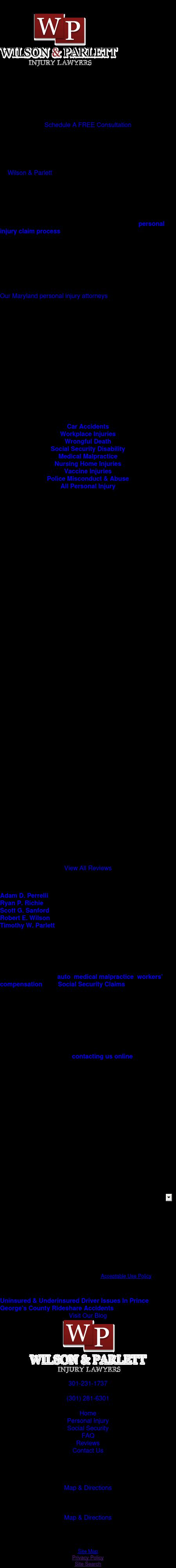 Wilson & Parlett - Upper Marlboro MD Lawyers