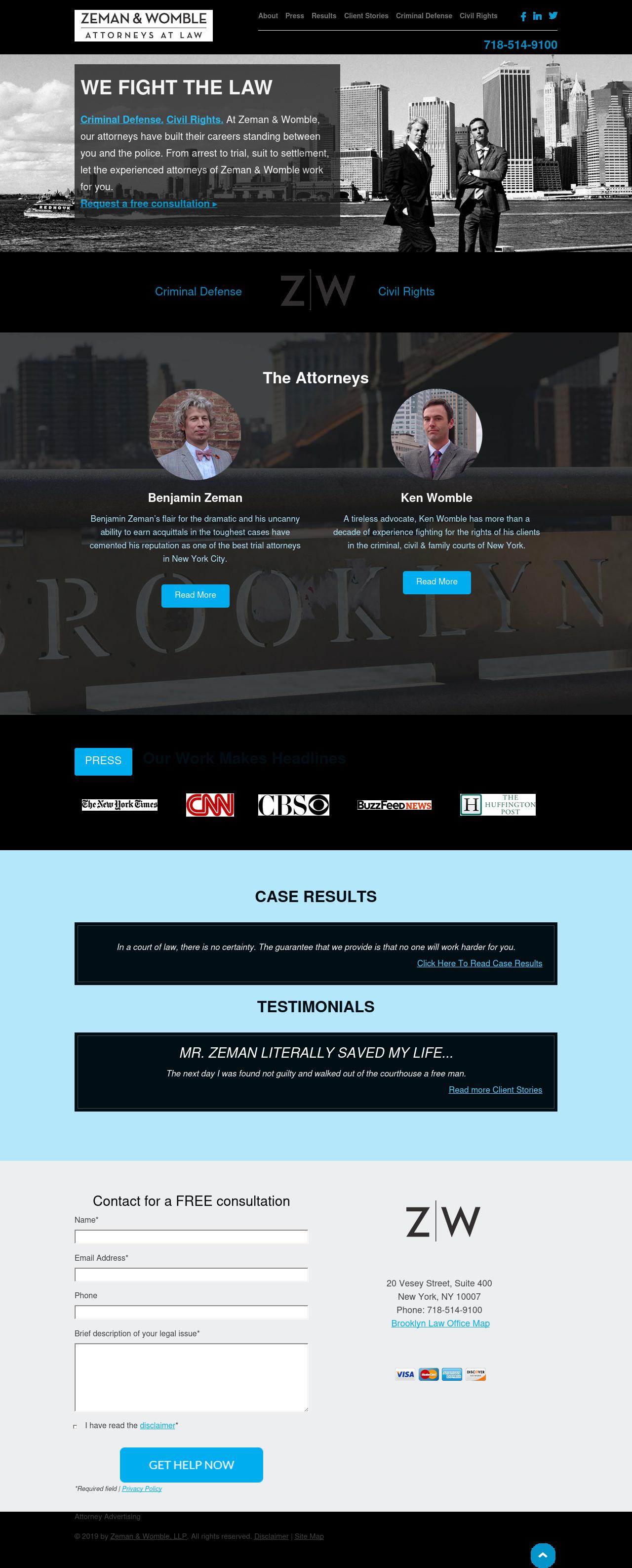 Moore Zeman Womble, LLP - Brooklyn NY Lawyers