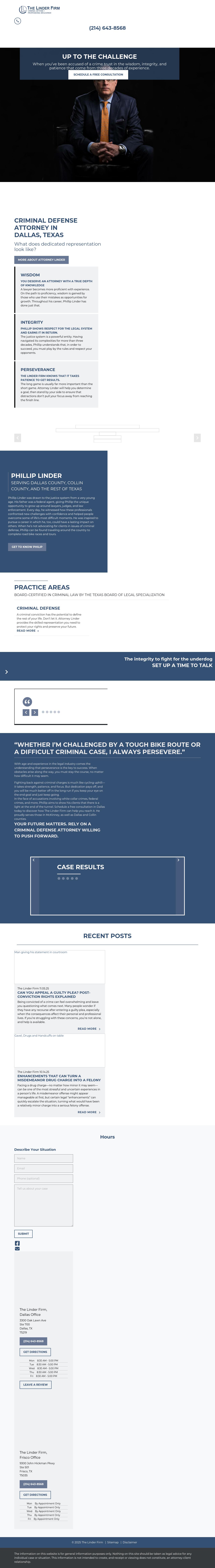 Phillip A. Linder - Dallas TX Lawyers