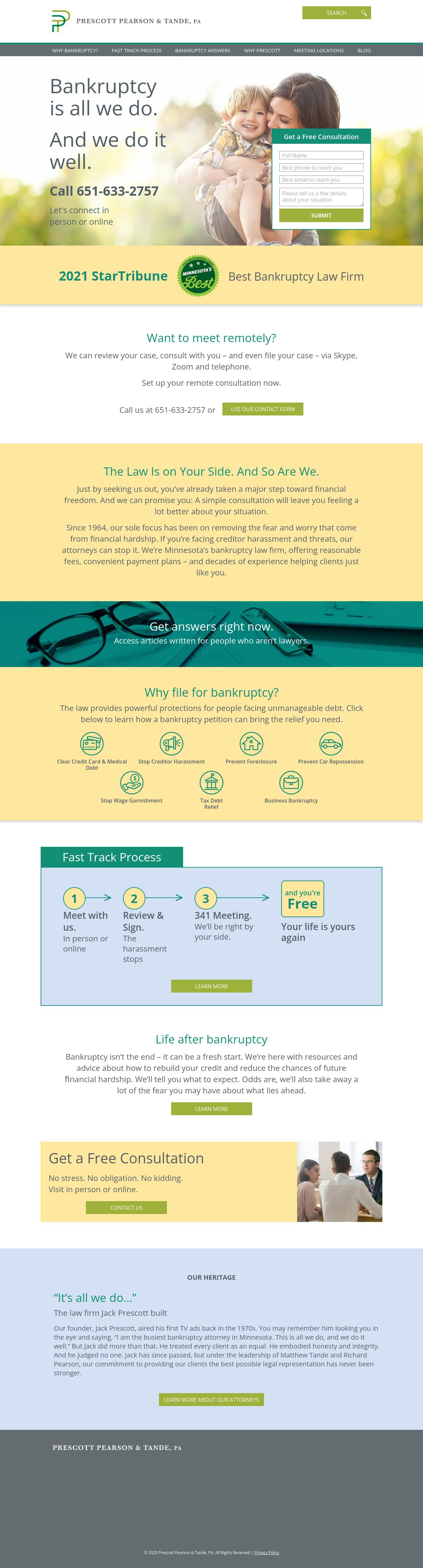 Prescott & Pearson, P.A. - New Brighton MN Lawyers