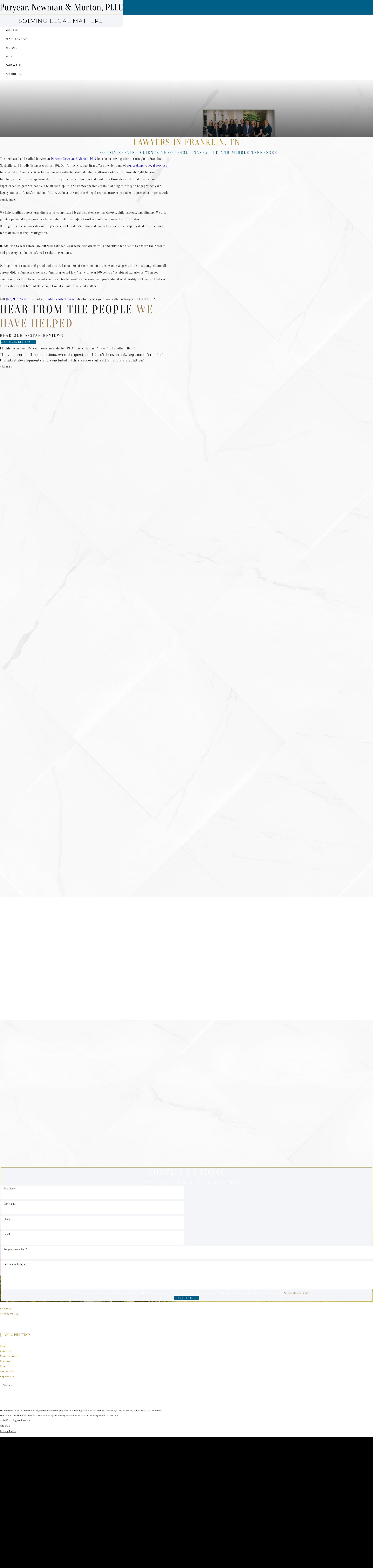 Puryear, Newman & Morton, PLLC - Franklin TN Lawyers