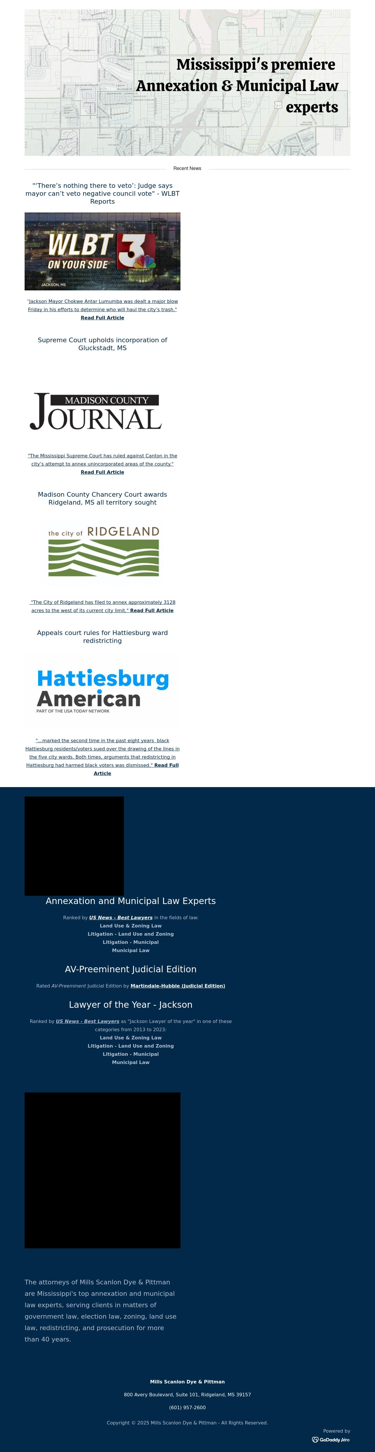 Pyle, Mills, Dye and Pittman - Ridgeland MS Lawyers