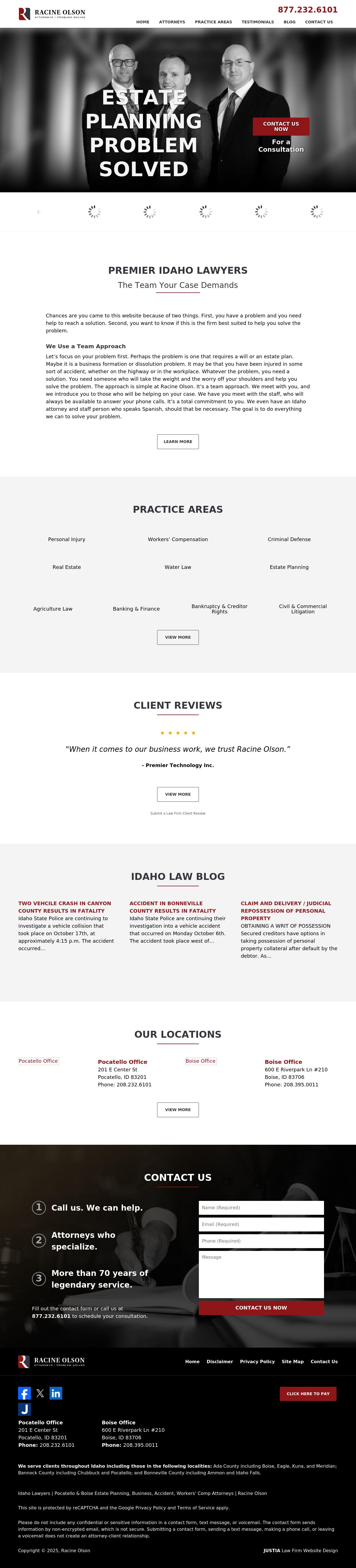 Racine Olson - Boise ID Lawyers