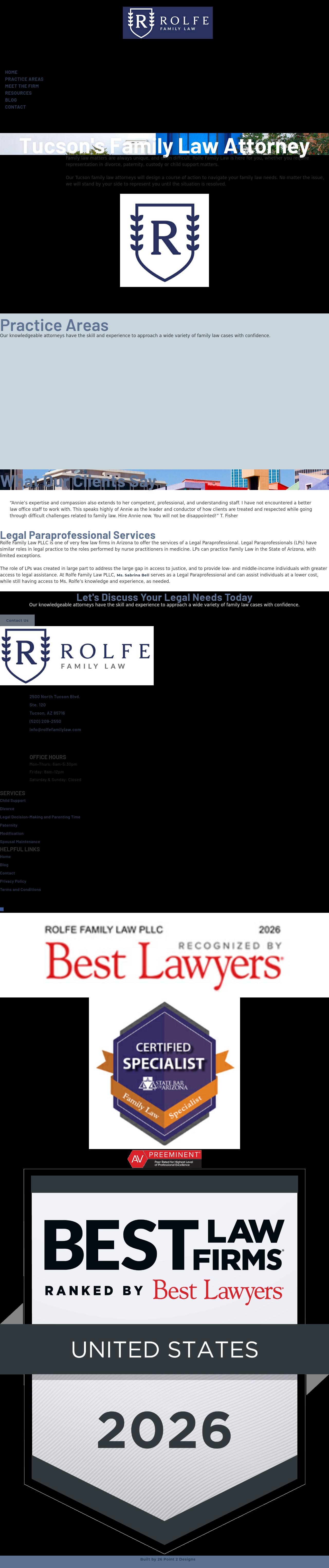 Rolfe Hinderaker, PLLC - Tucson AZ Lawyers