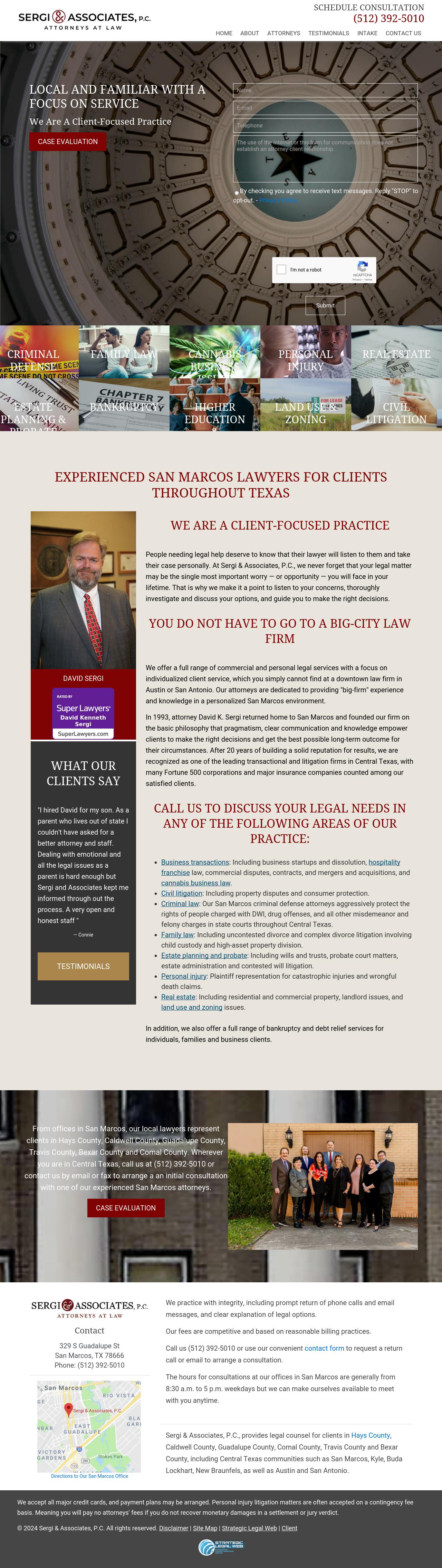 Sergi & Associates, P.C. - San Marcos TX Lawyers