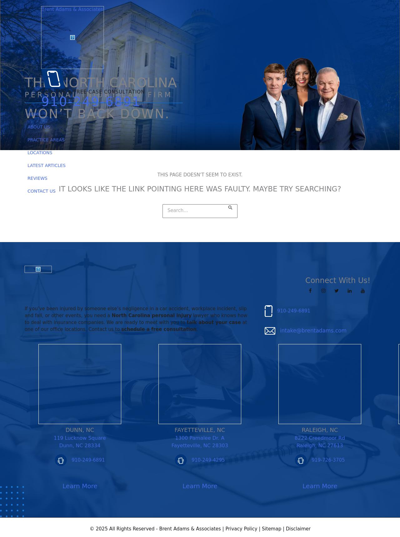 Brent Adams & Associates - Fayetteville NC Lawyers