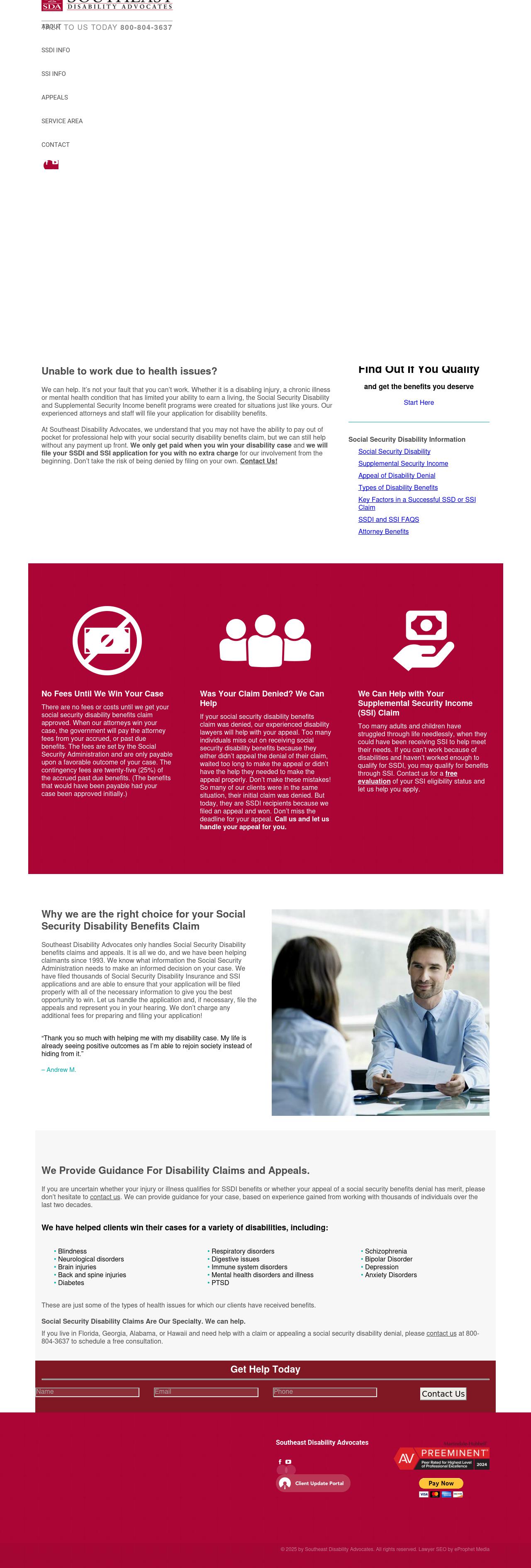 Southeast Disability Advocates - Destin FL Lawyers