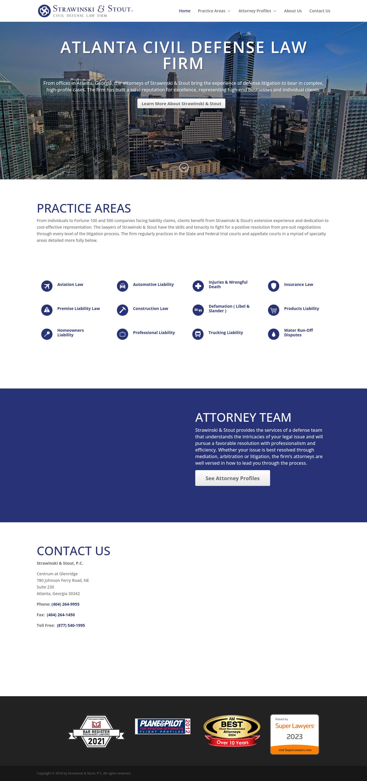 Strawinski & Stout, P.C. - Atlanta GA Lawyers