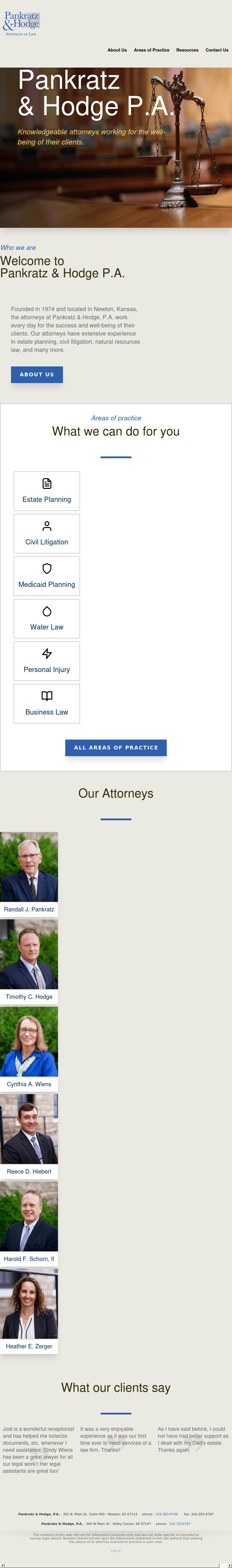 Adrian & Pankratz PA - Newton KS Lawyers