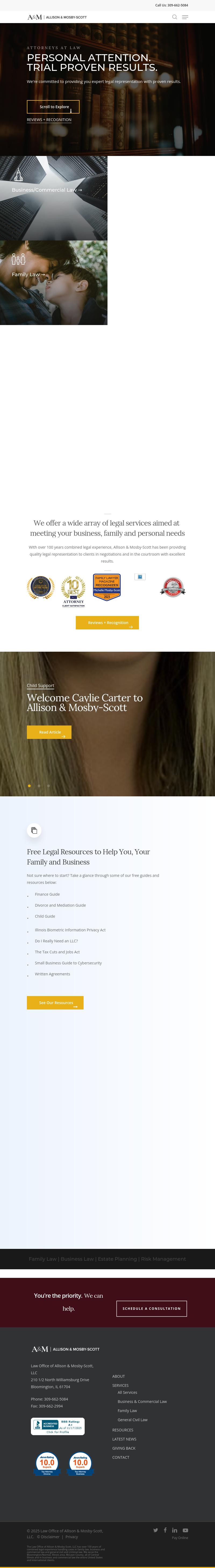 Allison & Mosby-Scott Law Office - Bloomington IL Lawyers