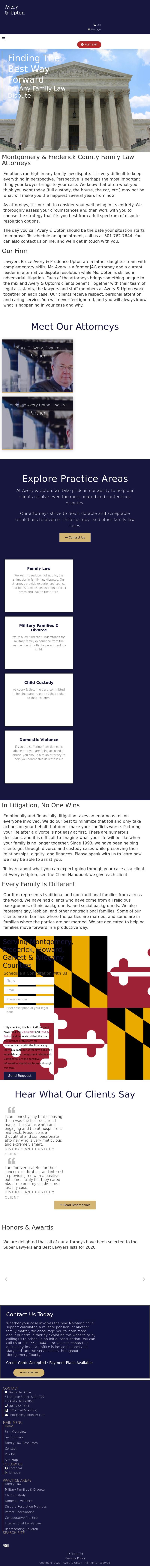 Avery & Upton - Rockville MD Lawyers