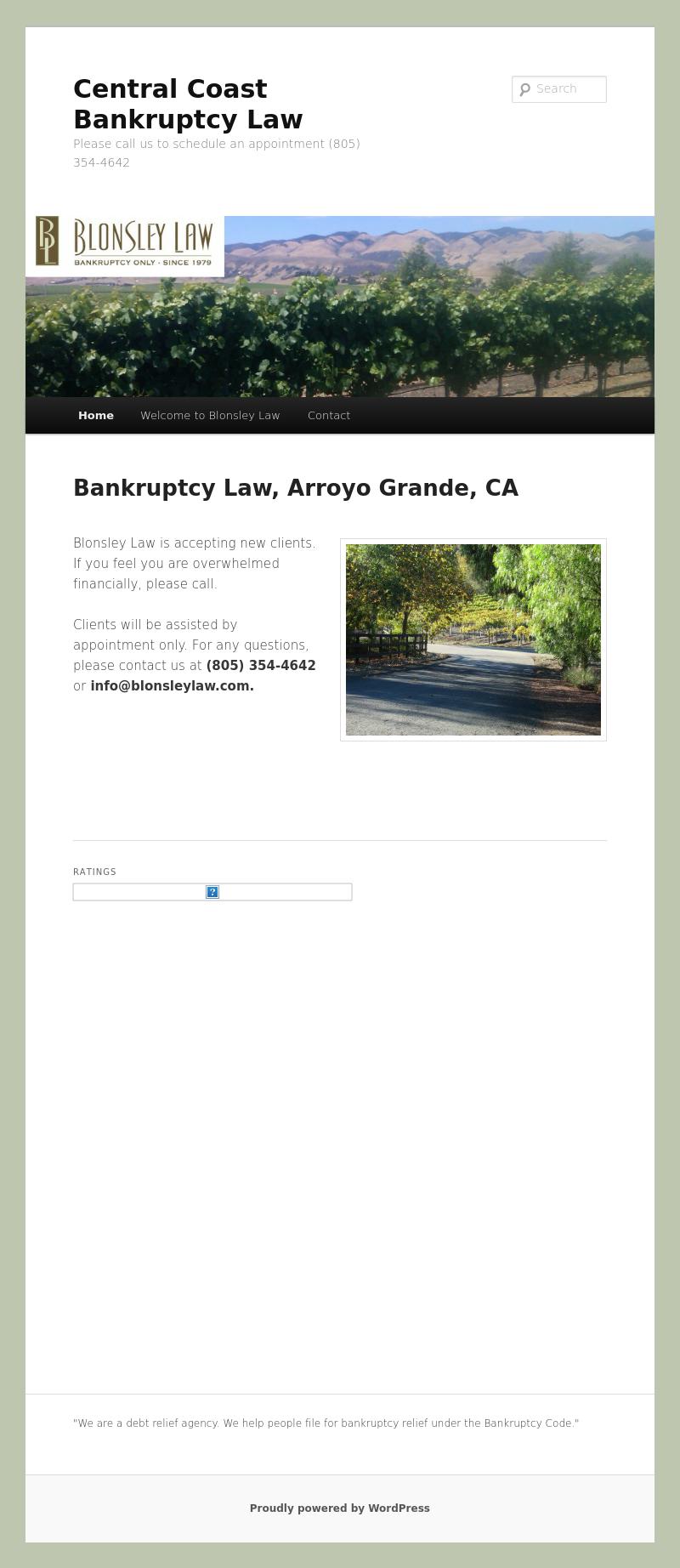 Blonsley Law - Arroyo Grande CA Lawyers