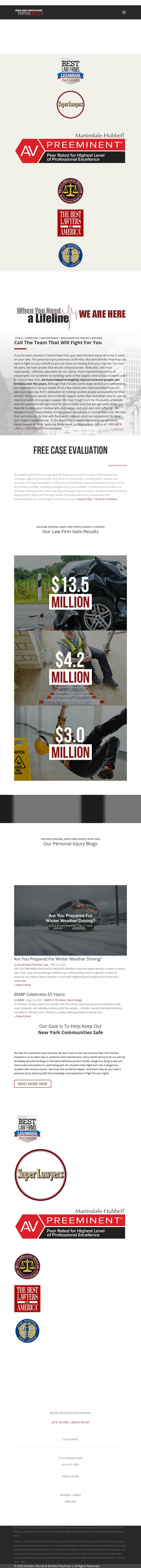 Brindisi, Murad, Brindisi & Pearlman, LLP - Utica NY Lawyers