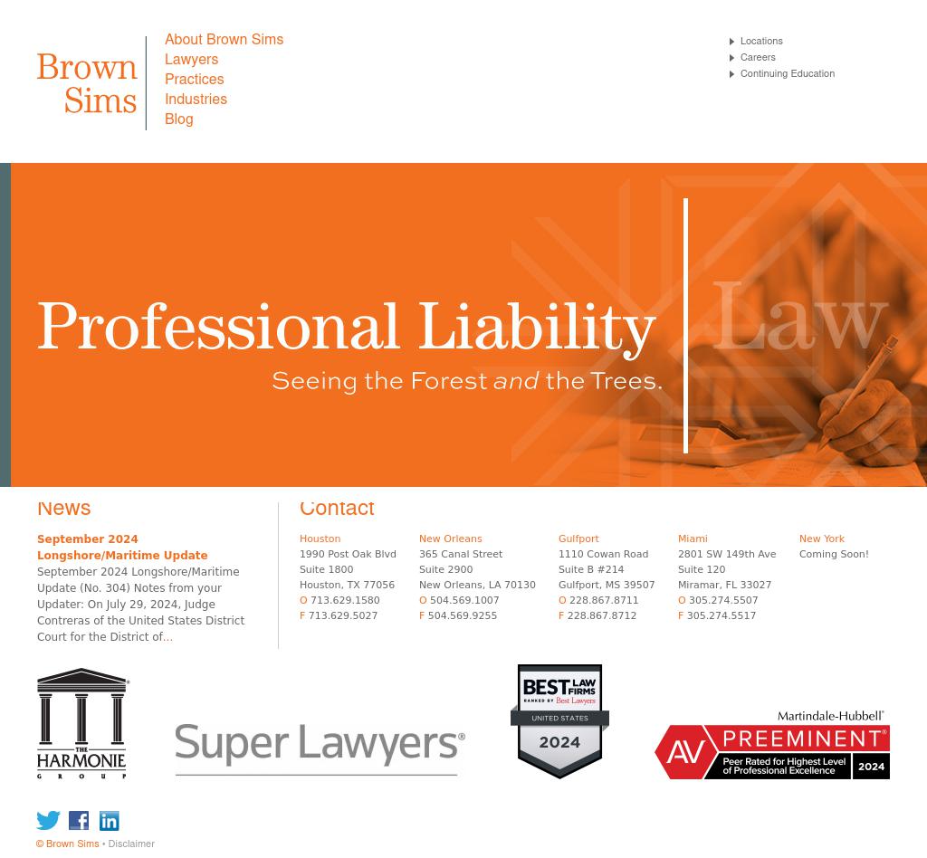 Brown Sims, P.C. - Miami FL Lawyers