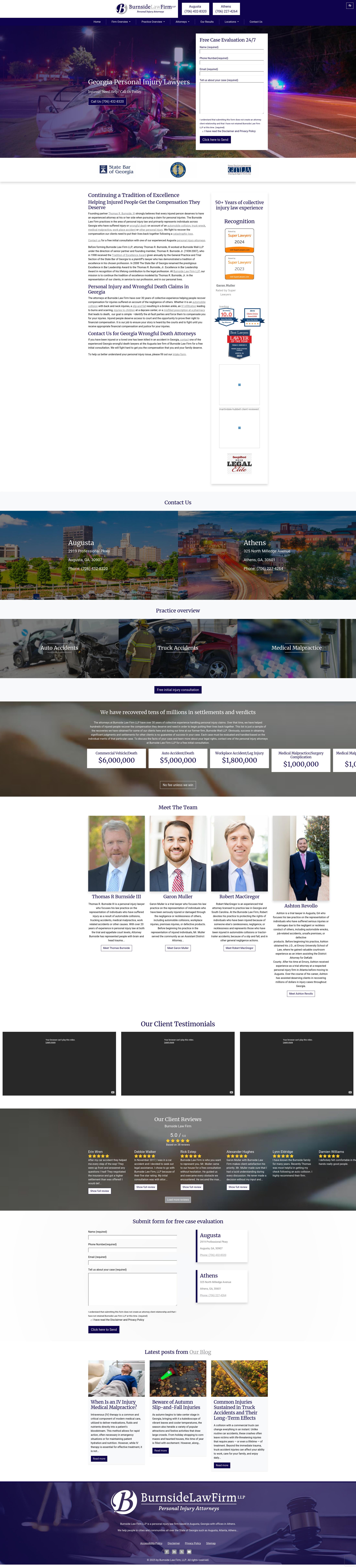 Burnside Law Firm LLP - Augusta GA Lawyers