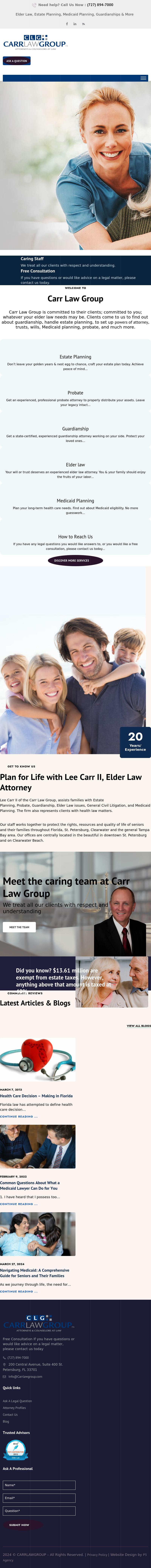 Carr Law Group, PA - St. Petersburg FL Lawyers