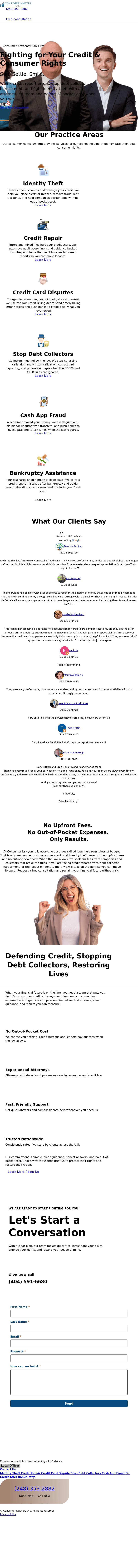 Credit Repair Lawyers of America - Atlanta GA Lawyers